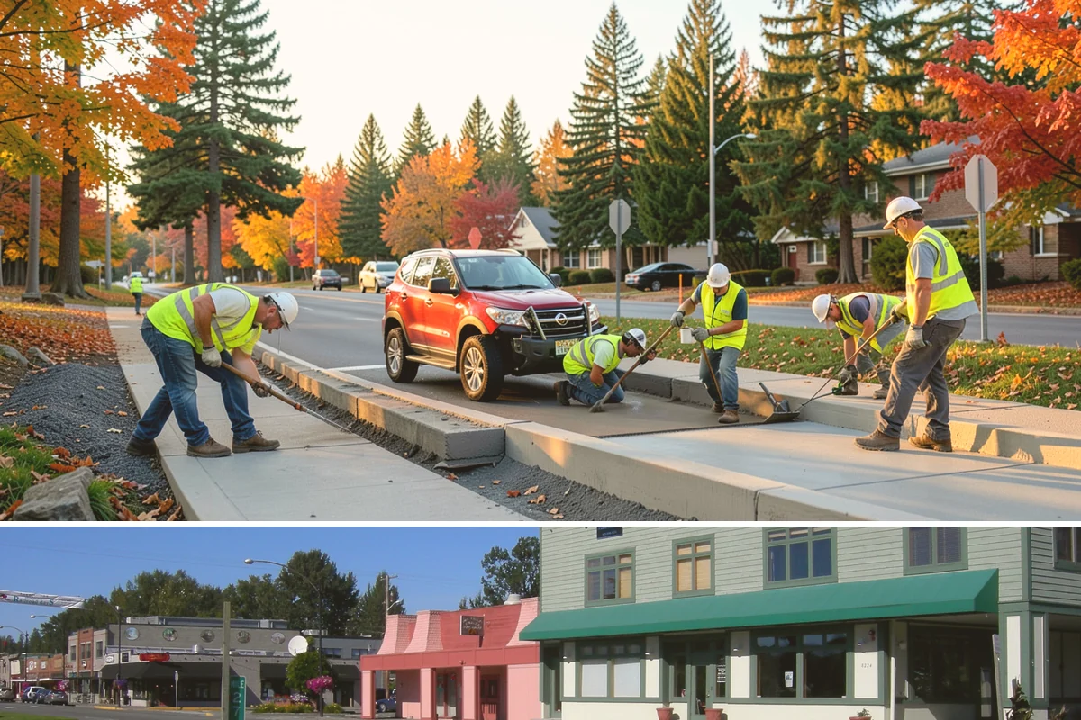 Court Line Striping in Snoqualmie, King County, WA - Dry, mild conditions from late spring to early fall allow line paint to set and cure without moisture defects.