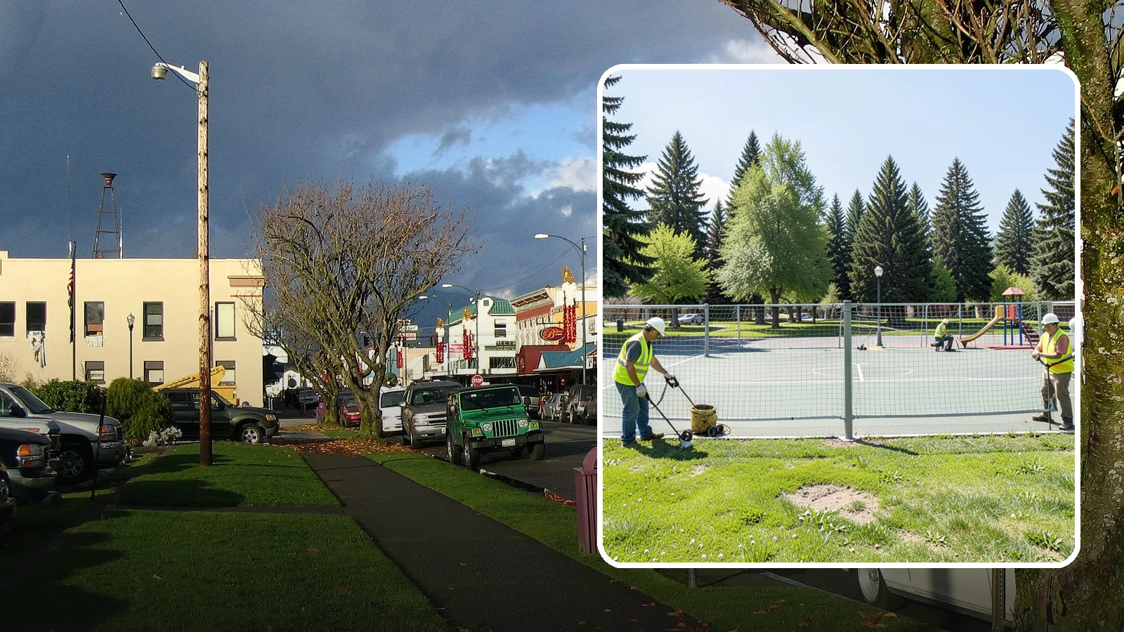 Court Net Post Installation in Arlington, Snohomish County, WA - Net post and anchor installation that equips municipal courts with secure, regulation-height net systems.