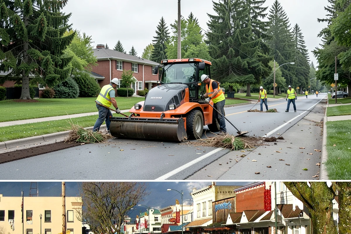 Court Net Post Installation in Arlington, Snohomish County, WA - Installation can proceed year-round, though dry conditions speed grout curing around new sleeves.