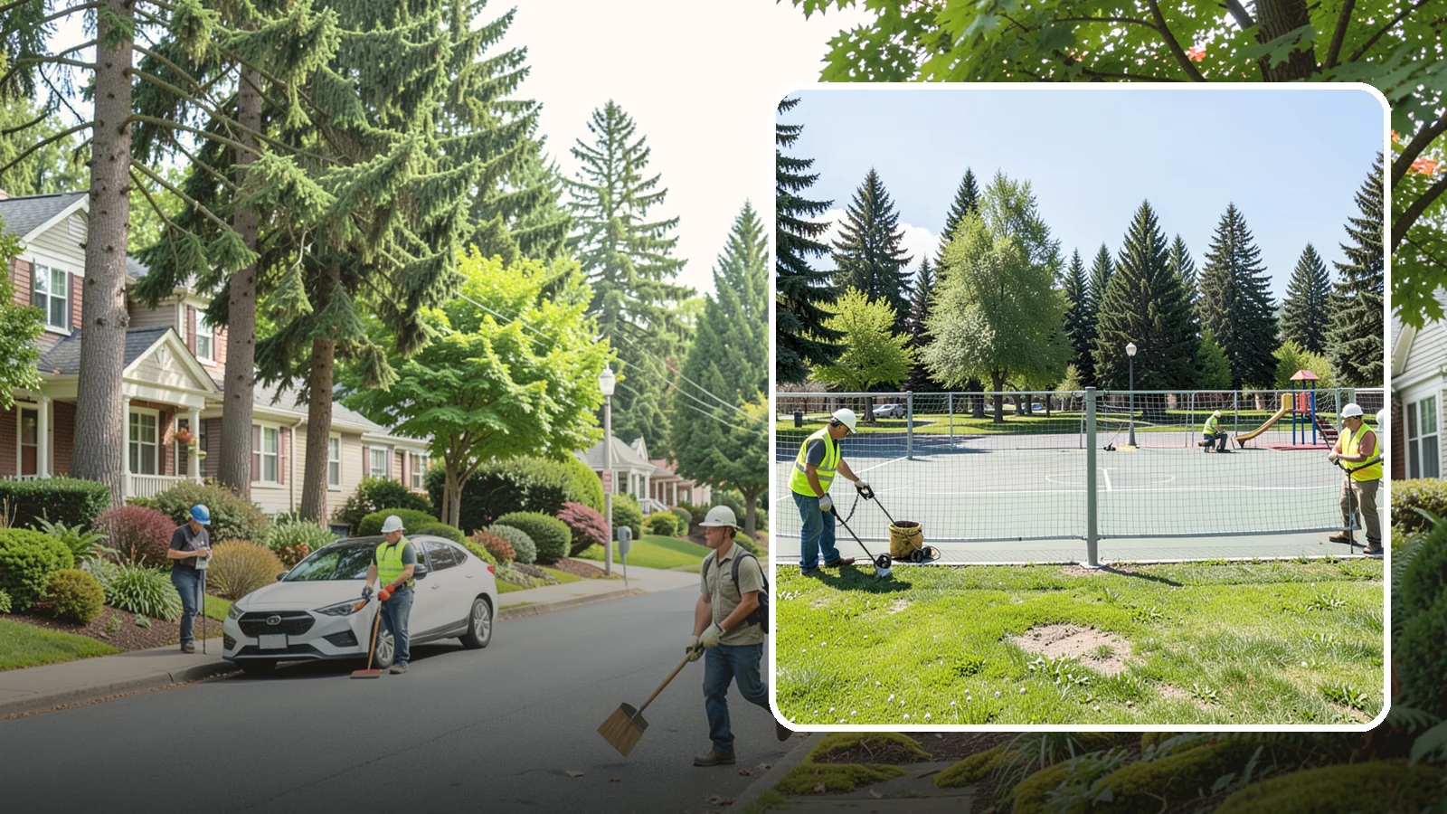Court Net Post Installation in Beaux Arts Village, King County, WA - Net post and anchor installation that equips municipal courts with secure, regulation-height net systems.