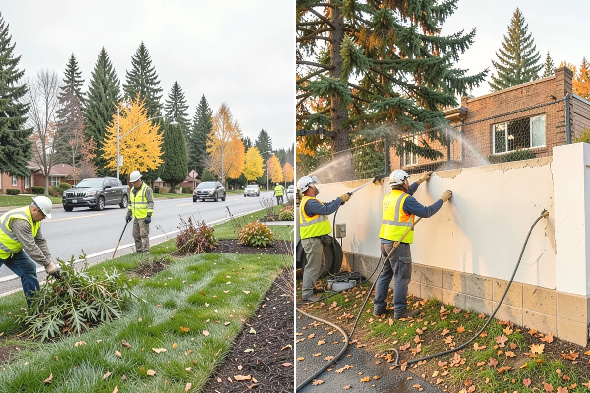 Court Net Post Installation in Duvall, King County, WA - Locate and core post positions on the slab