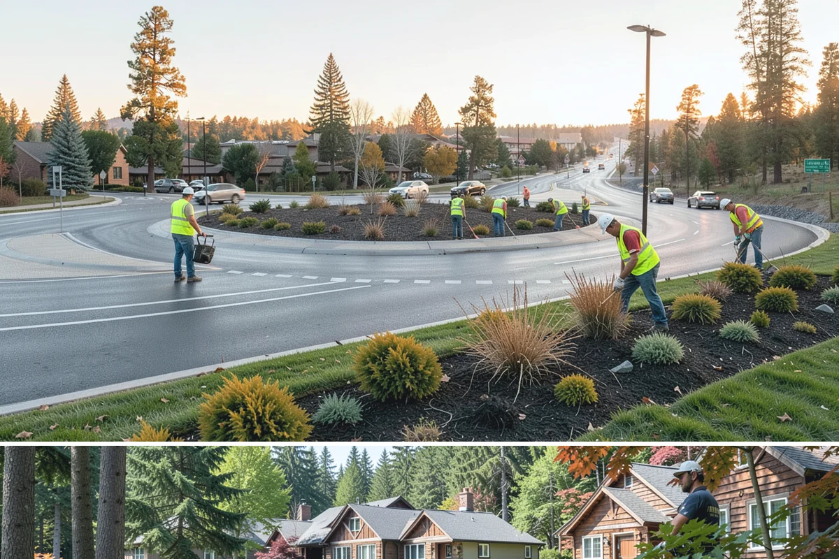 Court Net Post Installation in Edgewood, Pierce County, WA - Installation can proceed year-round, though dry conditions speed grout curing around new sleeves.