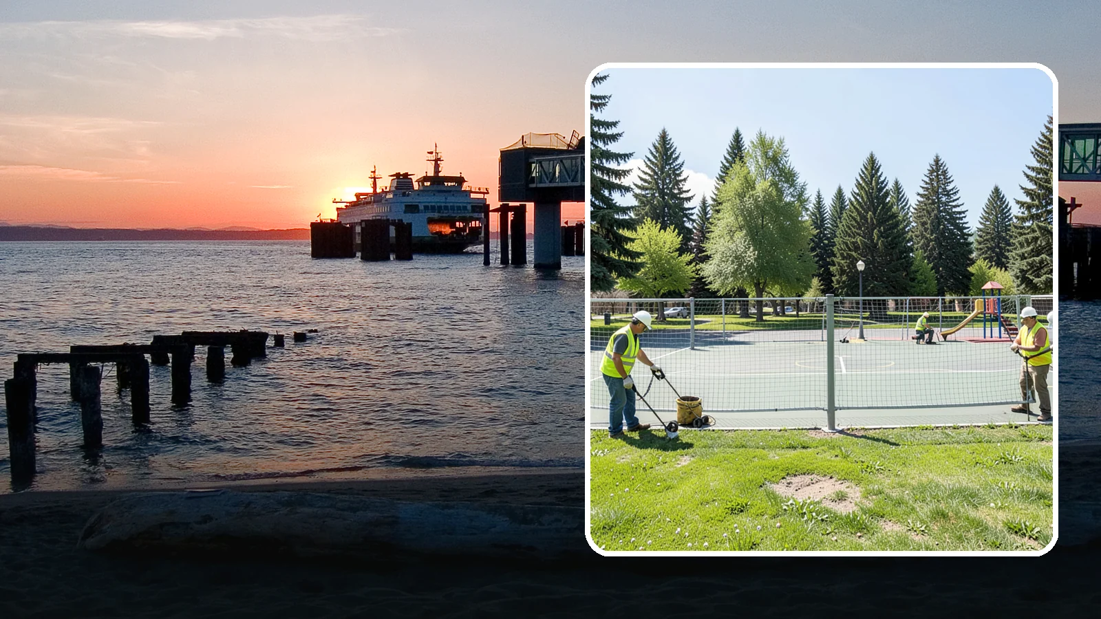 Court Net Post Installation in Edmonds, Snohomish County, WA - Net post and anchor installation that equips municipal courts with secure, regulation-height net systems.