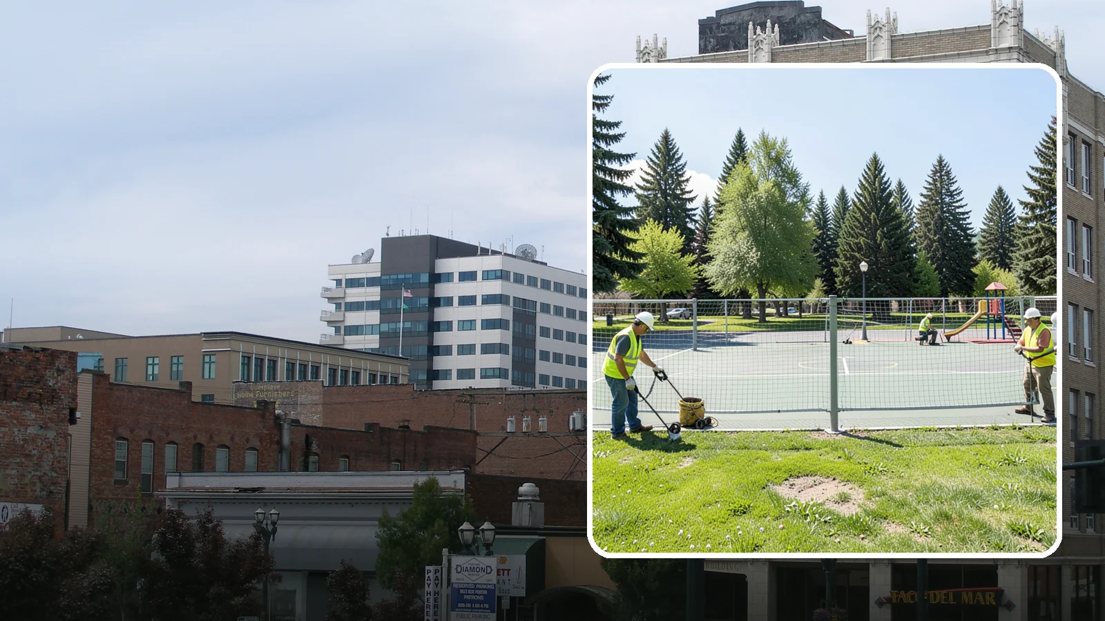 Court Net Post Installation in Everett, Snohomish County, WA - Net post and anchor installation that equips municipal courts with secure, regulation-height net systems.