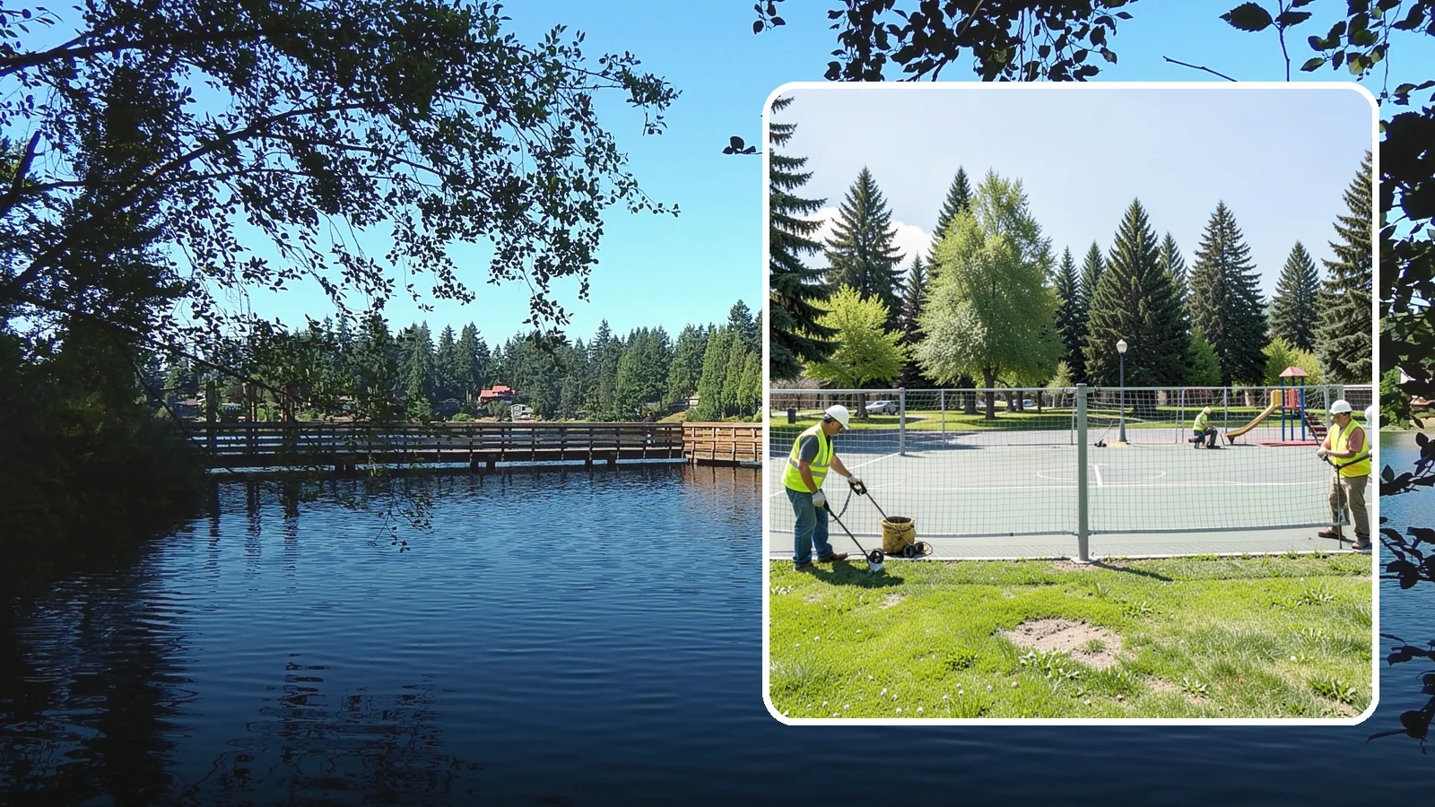 Court Net Post Installation in Federal Way, King County, WA - Net post and anchor installation that equips municipal courts with secure, regulation-height net systems.