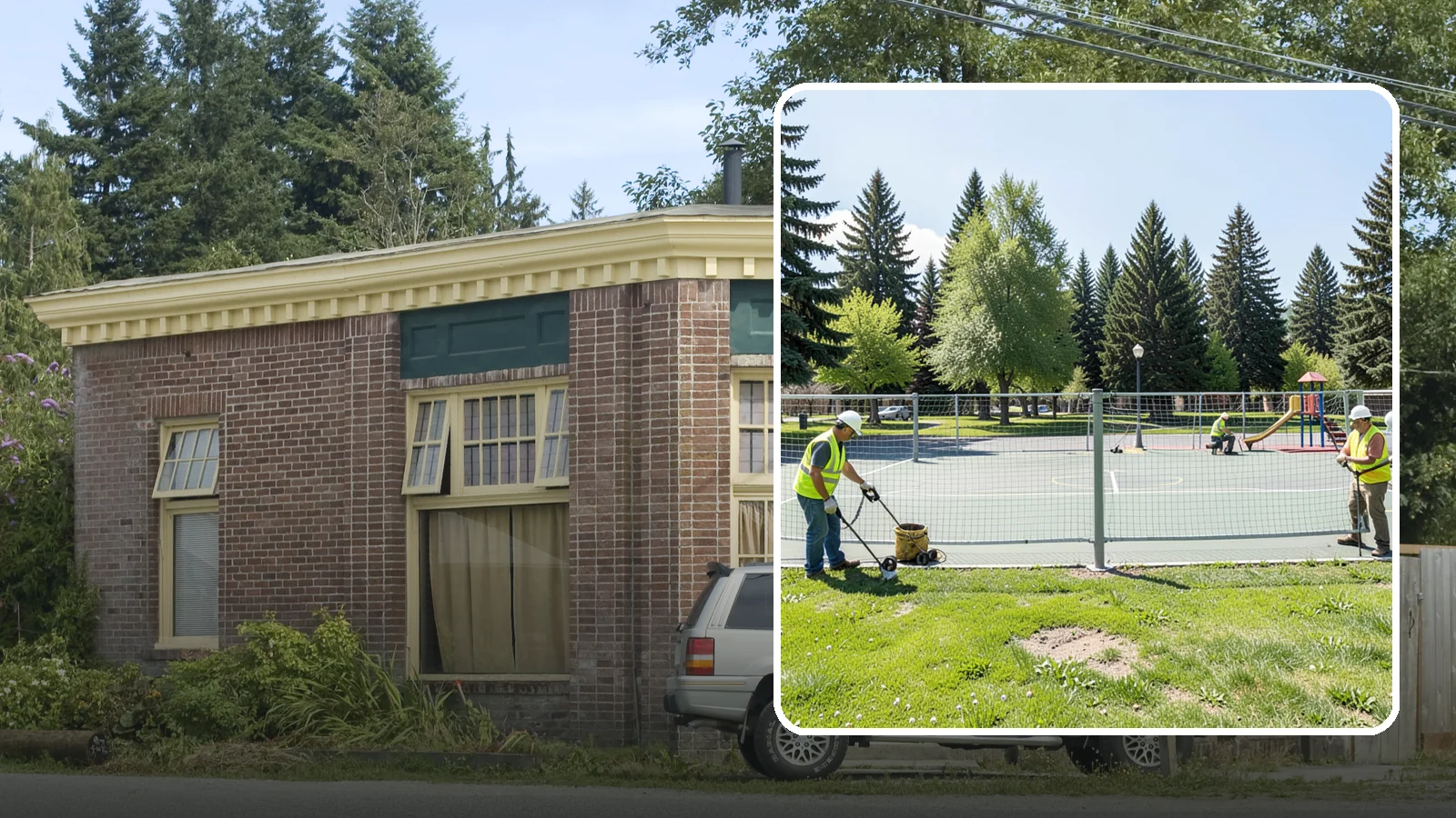 Court Net Post Installation in Hamilton, Skagit County, WA - Net post and anchor installation that equips municipal courts with secure, regulation-height net systems.