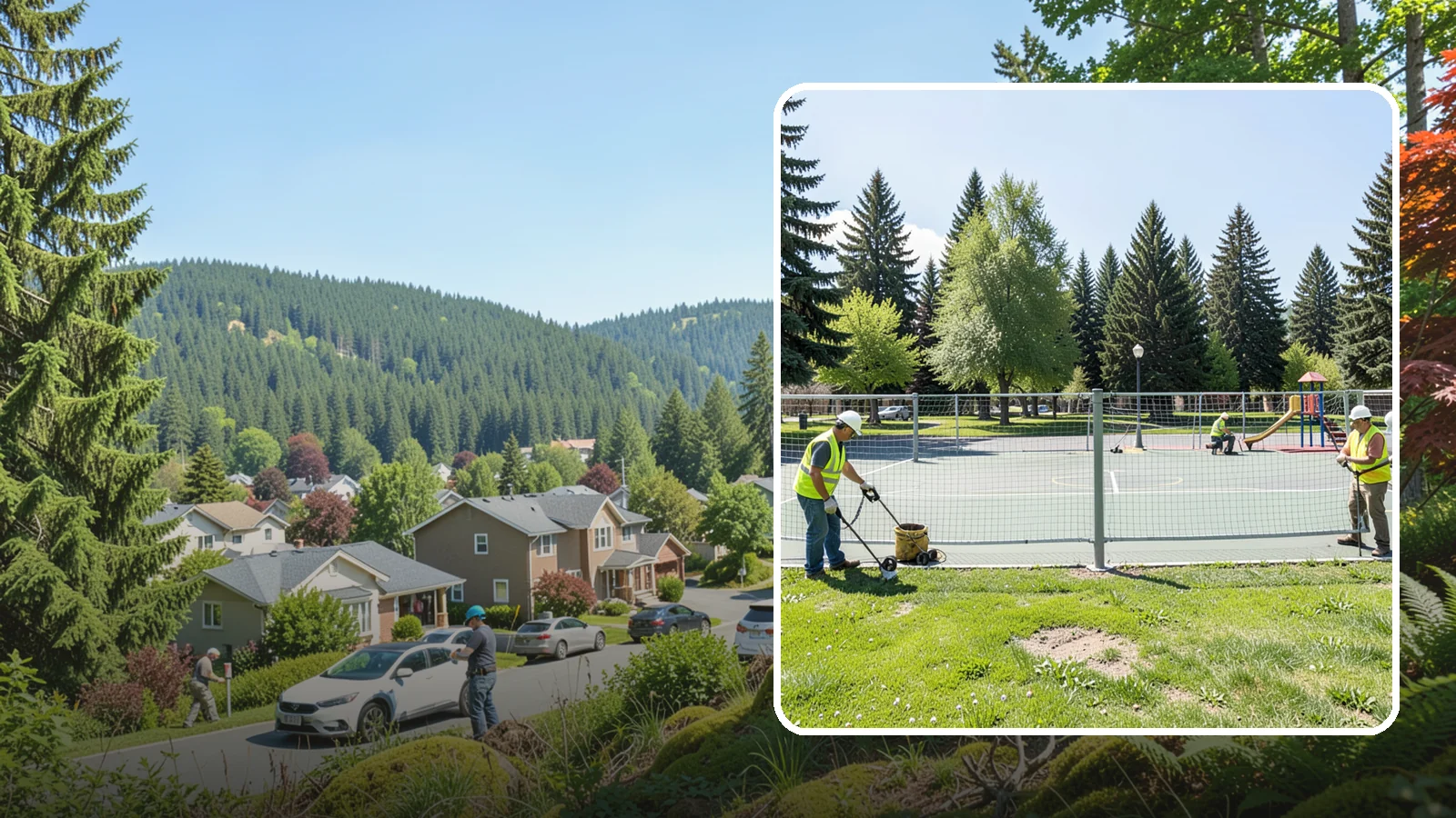 Court Net Post Installation in Index, Snohomish County, WA - Net post and anchor installation that equips municipal courts with secure, regulation-height net systems.