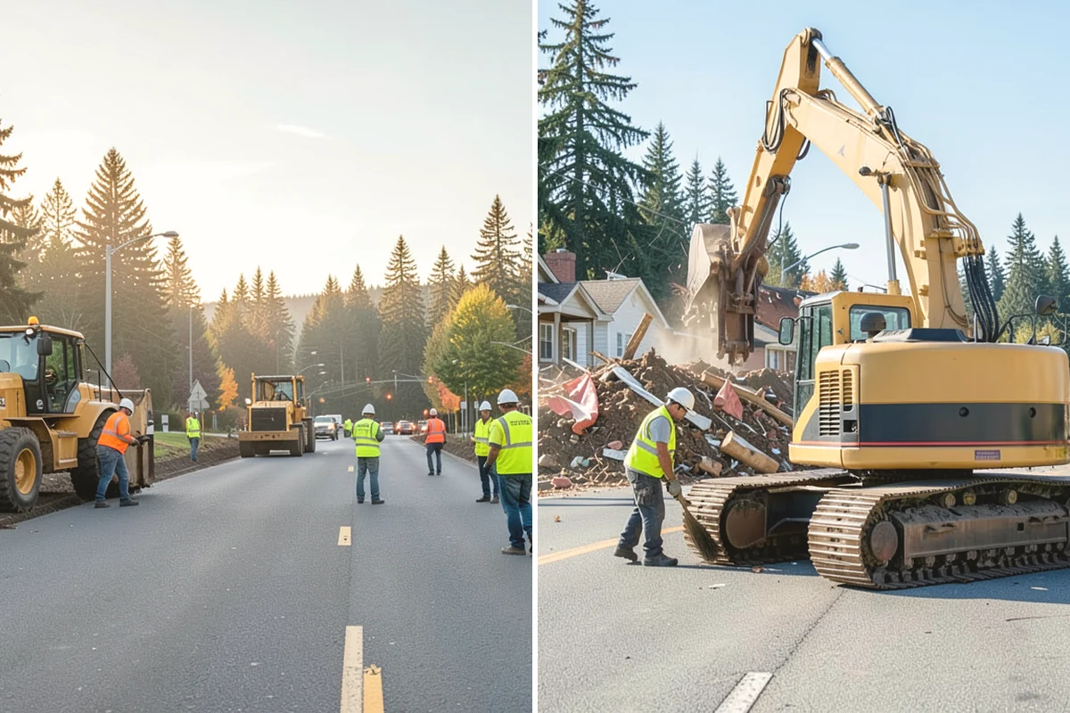 Court Net Post Installation in Issaquah, King County, WA - Locate and core post positions on the slab