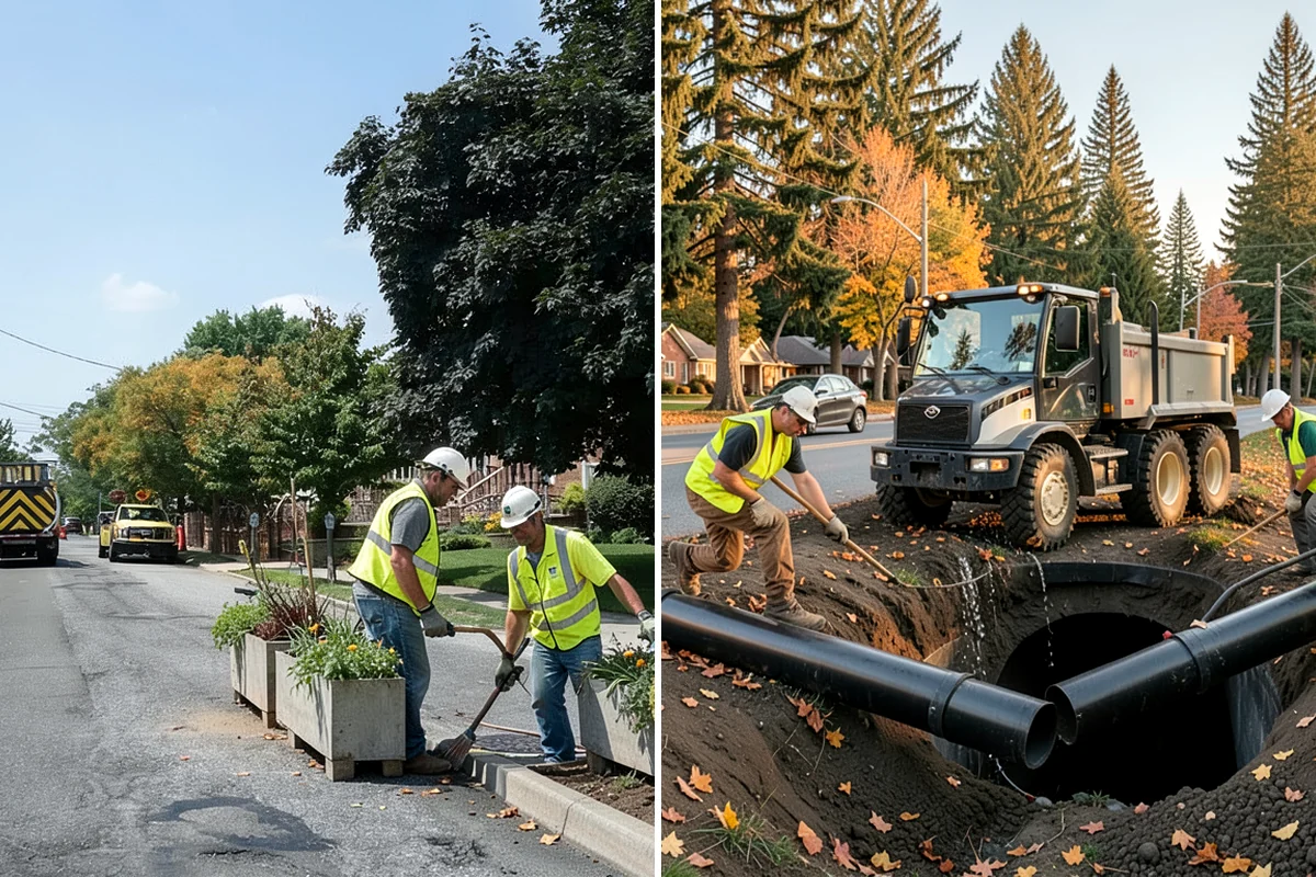 Court Net Post Installation in Kenmore, King County, WA - Locate and core post positions on the slab