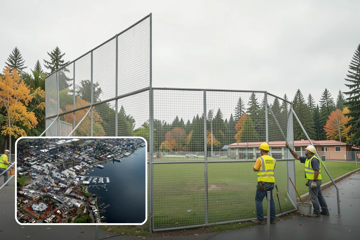 Court Net Post Installation in Kirkland, King County, WA - Provides secure, regulation-height net systems