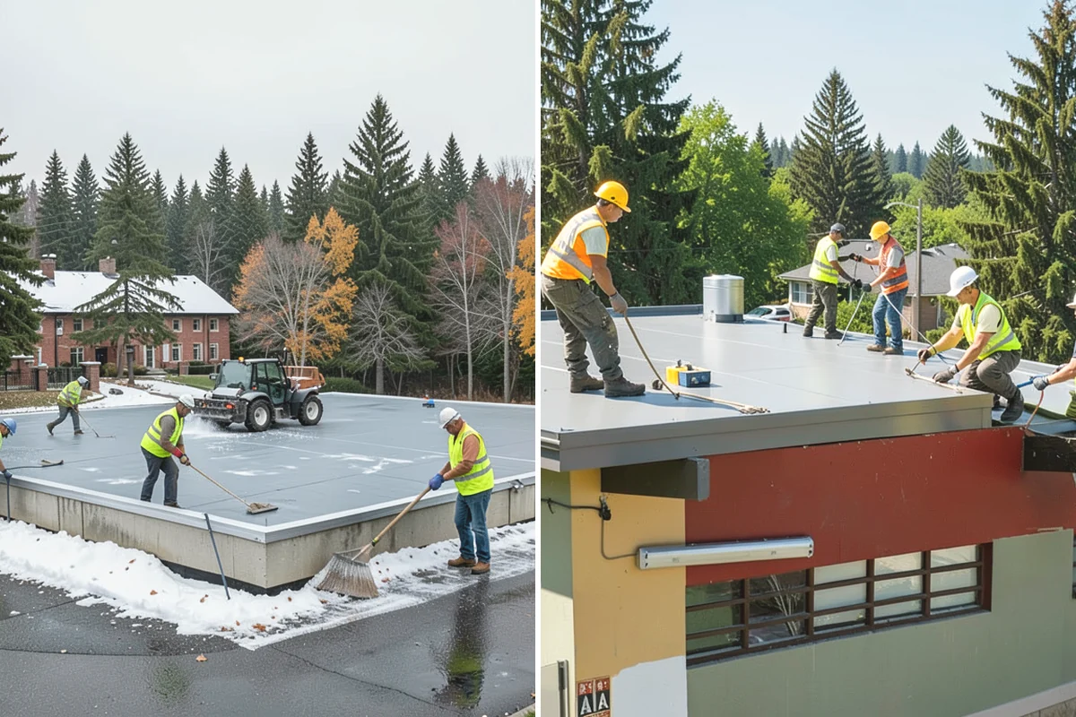 Court Net Post Installation in La Conner, Skagit County, WA - Locate and core post positions on the slab