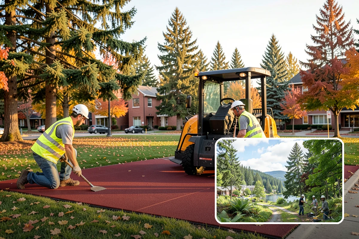 Court Net Post Installation in Lake Forest Park, King County, WA - Provides secure, regulation-height net systems