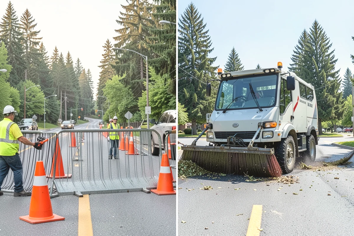 Court Net Post Installation in Lake Stevens, Snohomish County, WA - Locate and core post positions on the slab