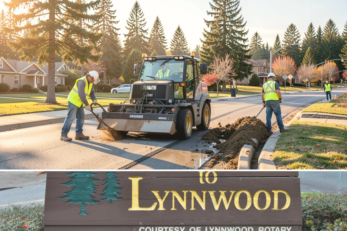 Court Net Post Installation in Lynnwood, Snohomish County, WA - Installation can proceed year-round, though dry conditions speed grout curing around new sleeves.