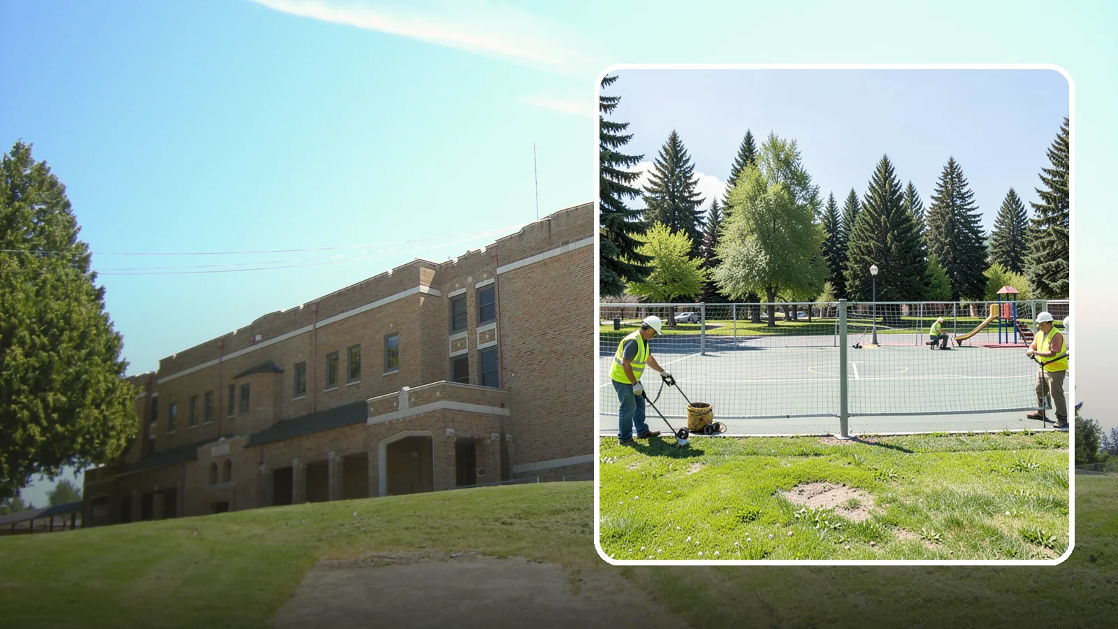 Court Net Post Installation in Maple Valley, King County, WA - Net post and anchor installation that equips municipal courts with secure, regulation-height net systems.