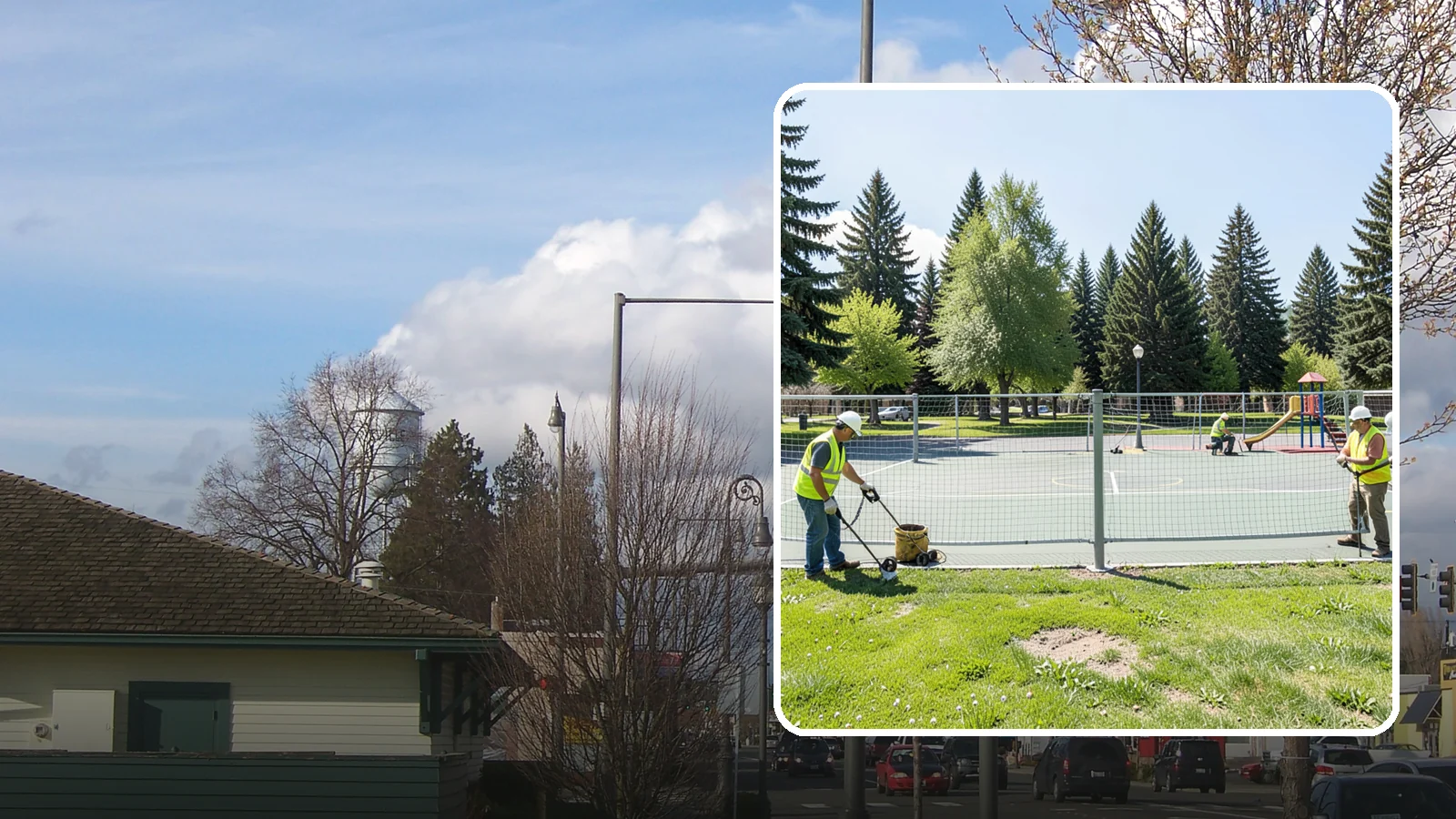 Court Net Post Installation in Marysville, Snohomish County, WA - Net post and anchor installation that equips municipal courts with secure, regulation-height net systems.