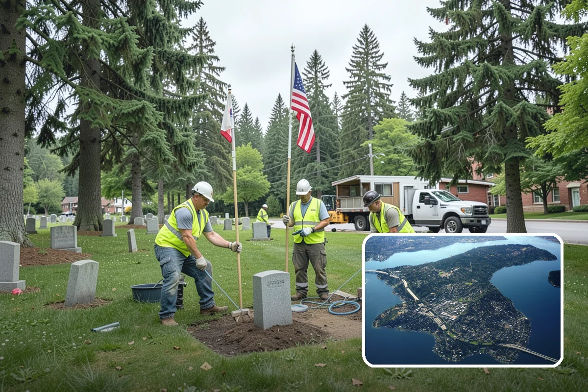 Court Net Post Installation in Mercer Island, King County, WA - Provides secure, regulation-height net systems