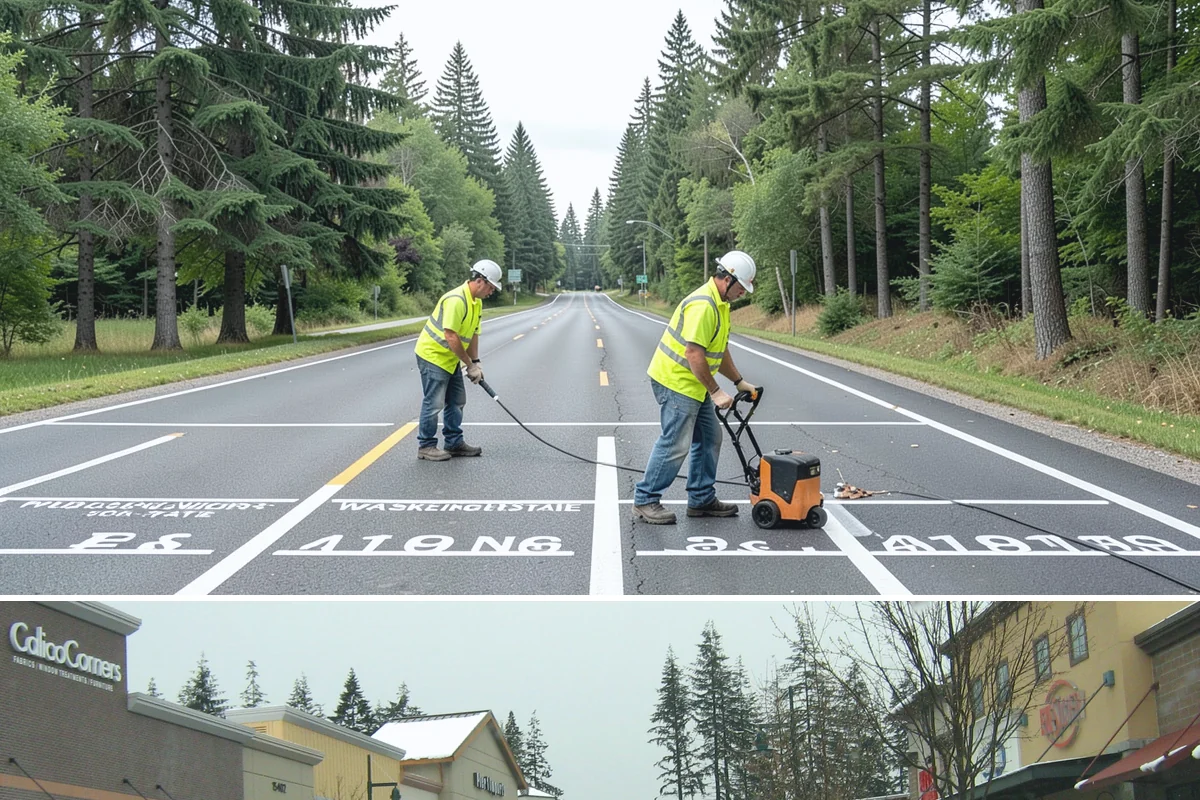 Court Net Post Installation in Mill Creek, Snohomish County, WA - Installation can proceed year-round, though dry conditions speed grout curing around new sleeves.