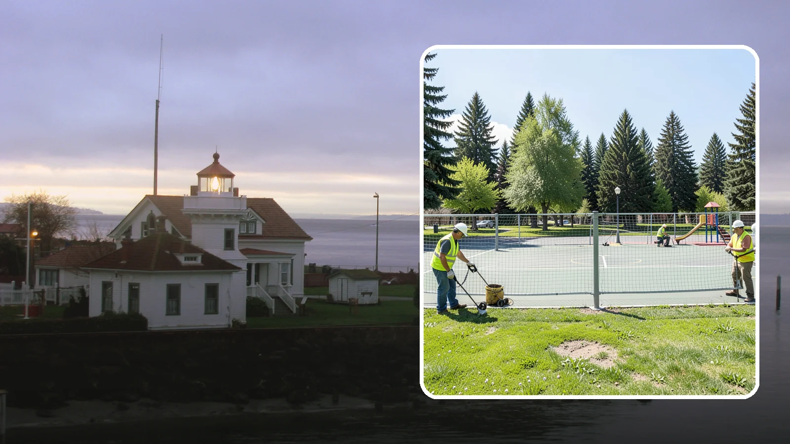 Court Net Post Installation in Mukilteo, Snohomish County, WA - Net post and anchor installation that equips municipal courts with secure, regulation-height net systems.