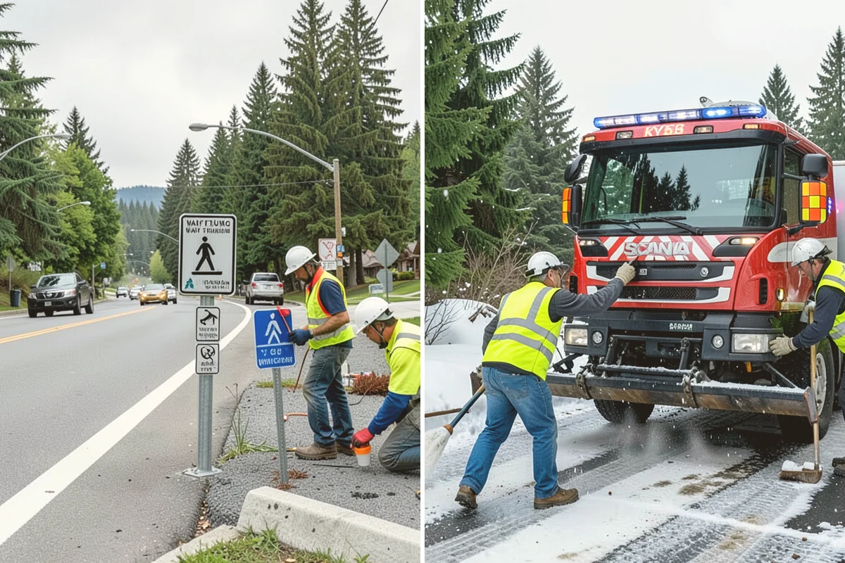 Court Net Post Installation in Newcastle, King County, WA - Locate and core post positions on the slab