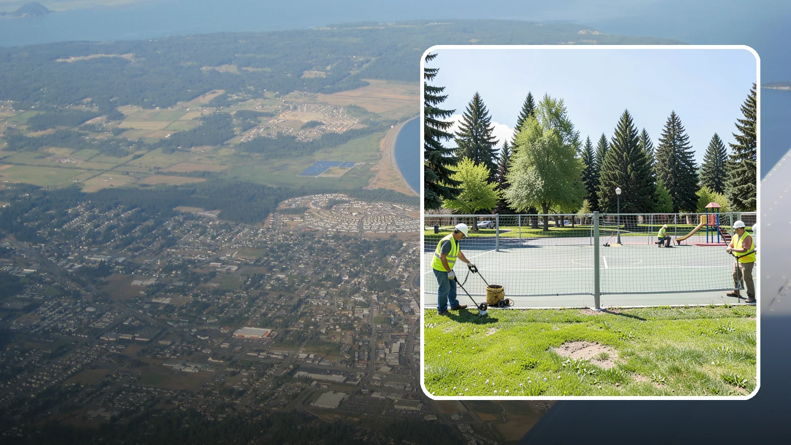 Court Net Post Installation in Oak Harbor, Island County, WA - Net post and anchor installation that equips municipal courts with secure, regulation-height net systems.