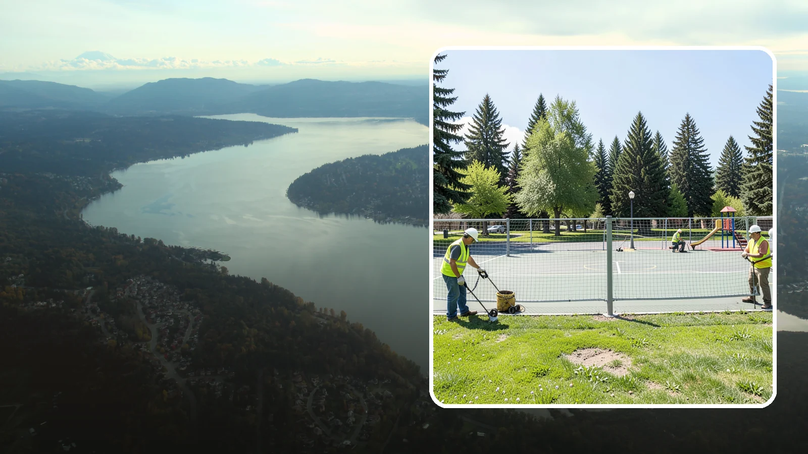 Court Net Post Installation in Sammamish, King County, WA - Net post and anchor installation that equips municipal courts with secure, regulation-height net systems.