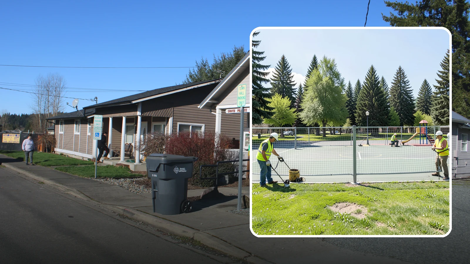 Court Net Post Installation in South Prairie, Pierce County, WA - Net post and anchor installation that equips municipal courts with secure, regulation-height net systems.