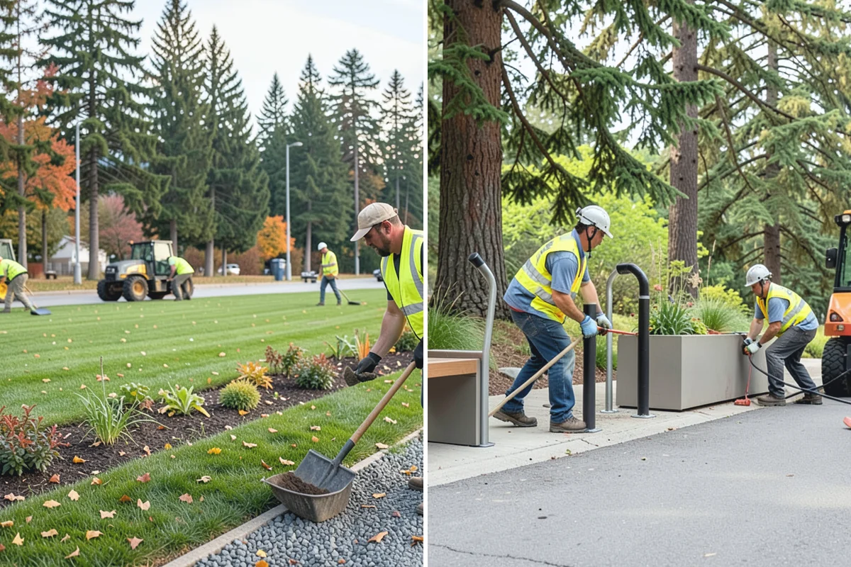 Court Net Post Installation in South Prairie, Pierce County, WA - Locate and core post positions on the slab