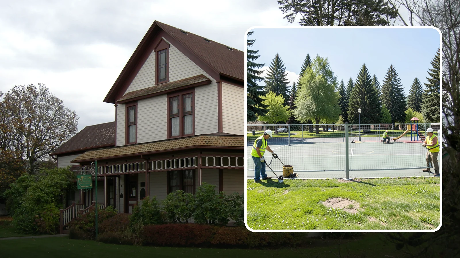 Court Net Post Installation in Sumner, Pierce County, WA - Net post and anchor installation that equips municipal courts with secure, regulation-height net systems.