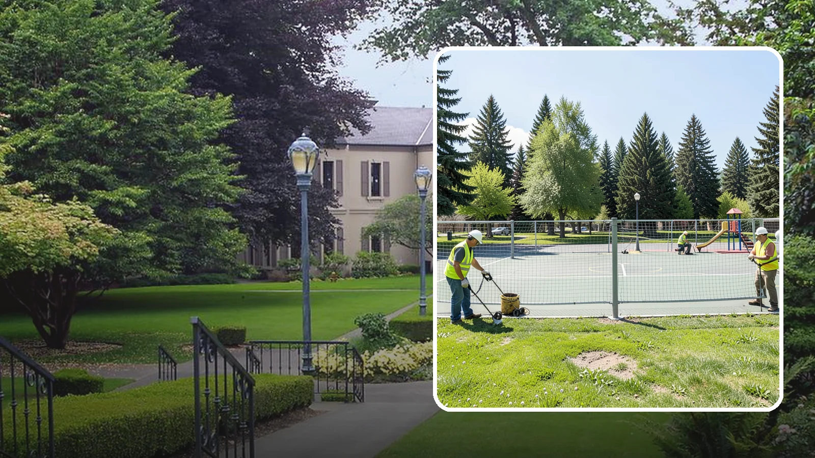 Court Net Post Installation in Woodinville, King County, WA - Net post and anchor installation that equips municipal courts with secure, regulation-height net systems.