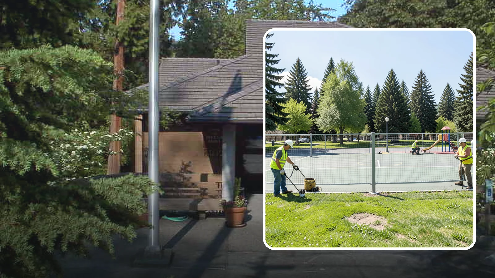 Court Net Post Installation in Yarrow Point, King County, WA - Net post and anchor installation that equips municipal courts with secure, regulation-height net systems.