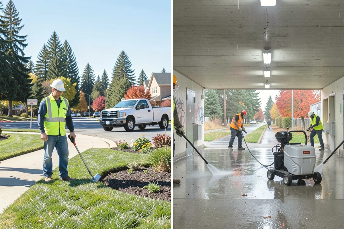 Court Pressure Washing in Anacortes, Skagit County, WA - Inspect coating type, lines, and surface sensitivity