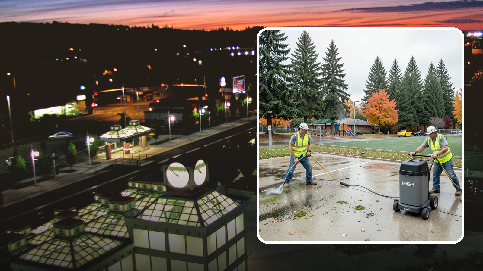 Court Pressure Washing in Auburn, King County, WA - Targeted pressure washing that removes moss, algae, and grime from public sport court surfaces.