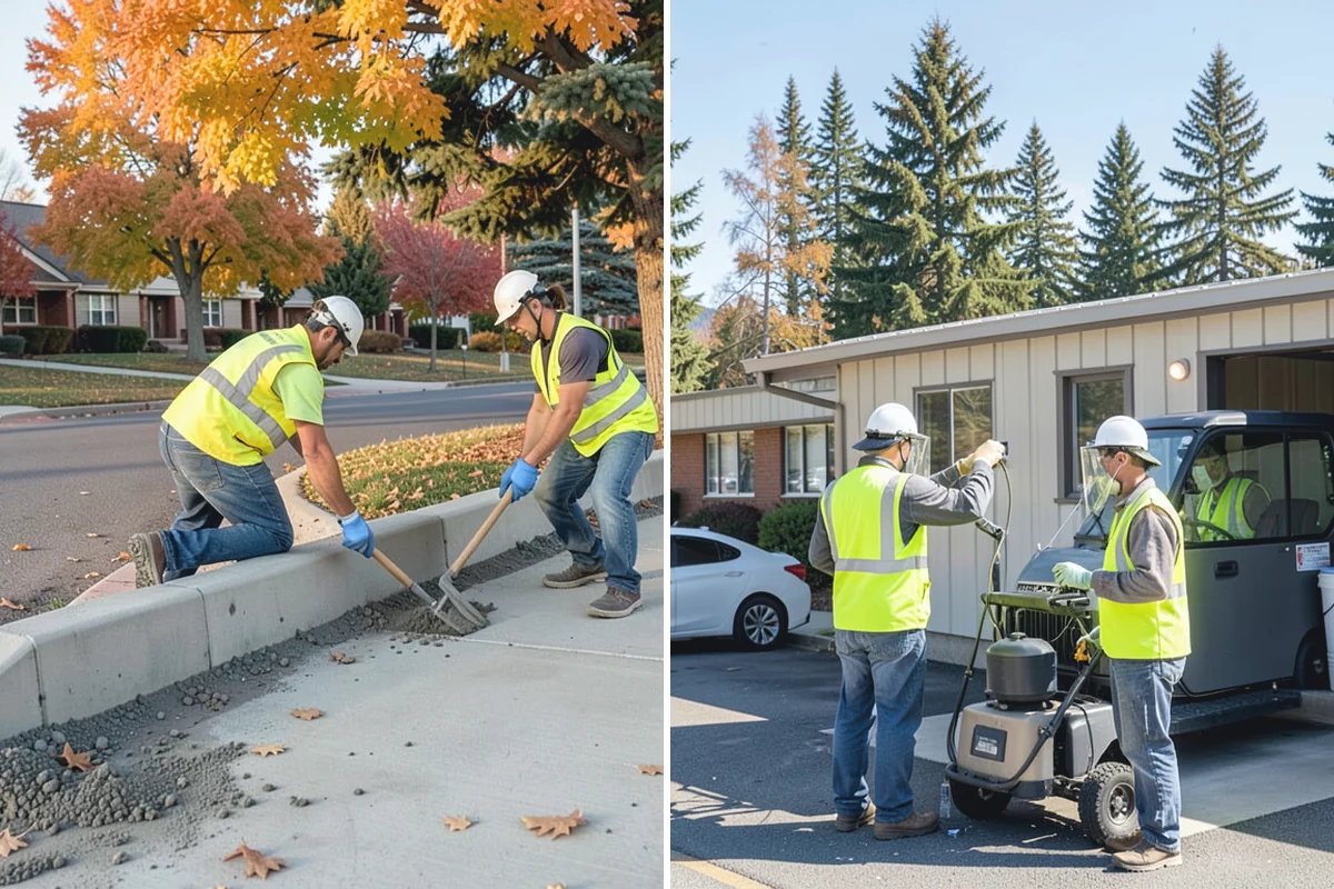 Court Pressure Washing in Beaux Arts Village, King County, WA - Inspect coating type, lines, and surface sensitivity