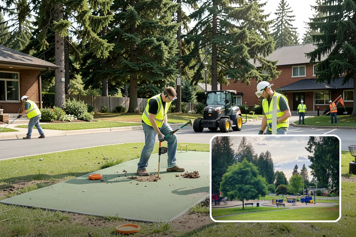 Court Pressure Washing in Bonney Lake, Pierce County, WA - Recovers surface traction lost to moss and algae