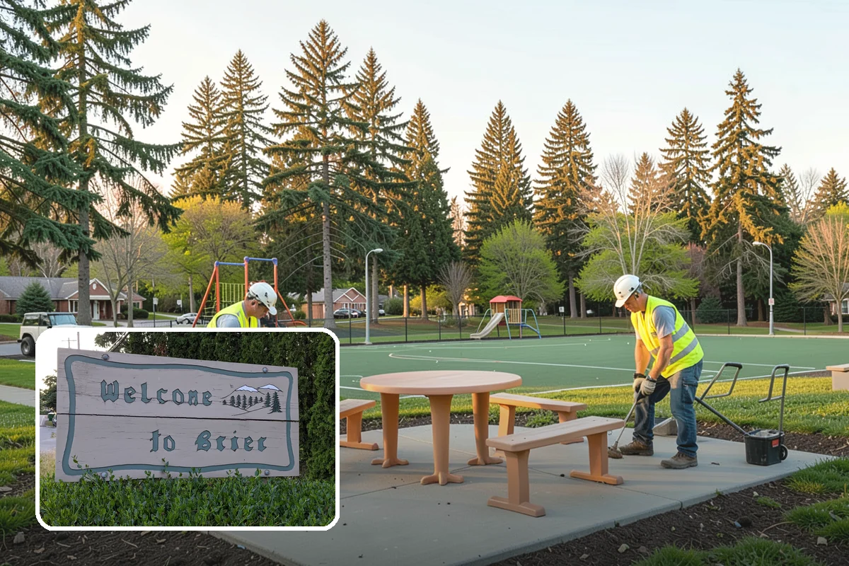 Court Pressure Washing in Brier, Snohomish County, WA - Recovers surface traction lost to moss and algae