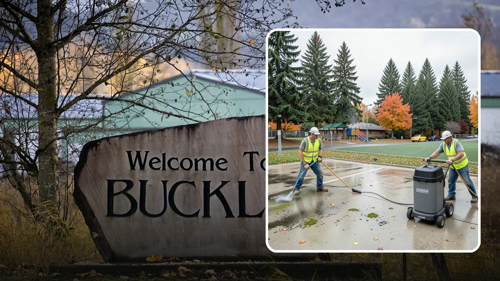 Court Pressure Washing in Buckley, Pierce County, WA - Targeted pressure washing that removes moss, algae, and grime from public sport court surfaces.