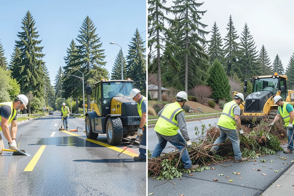 Court Pressure Washing in Buckley, Pierce County, WA - Inspect coating type, lines, and surface sensitivity