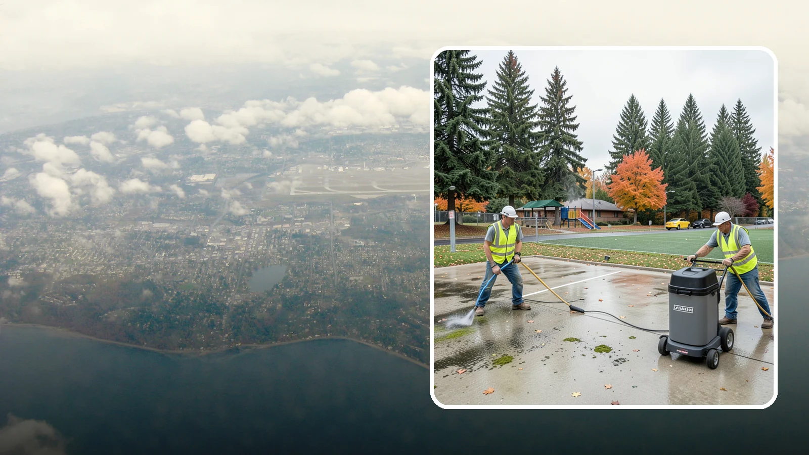 Court Pressure Washing in Burien, King County, WA - Targeted pressure washing that removes moss, algae, and grime from public sport court surfaces.