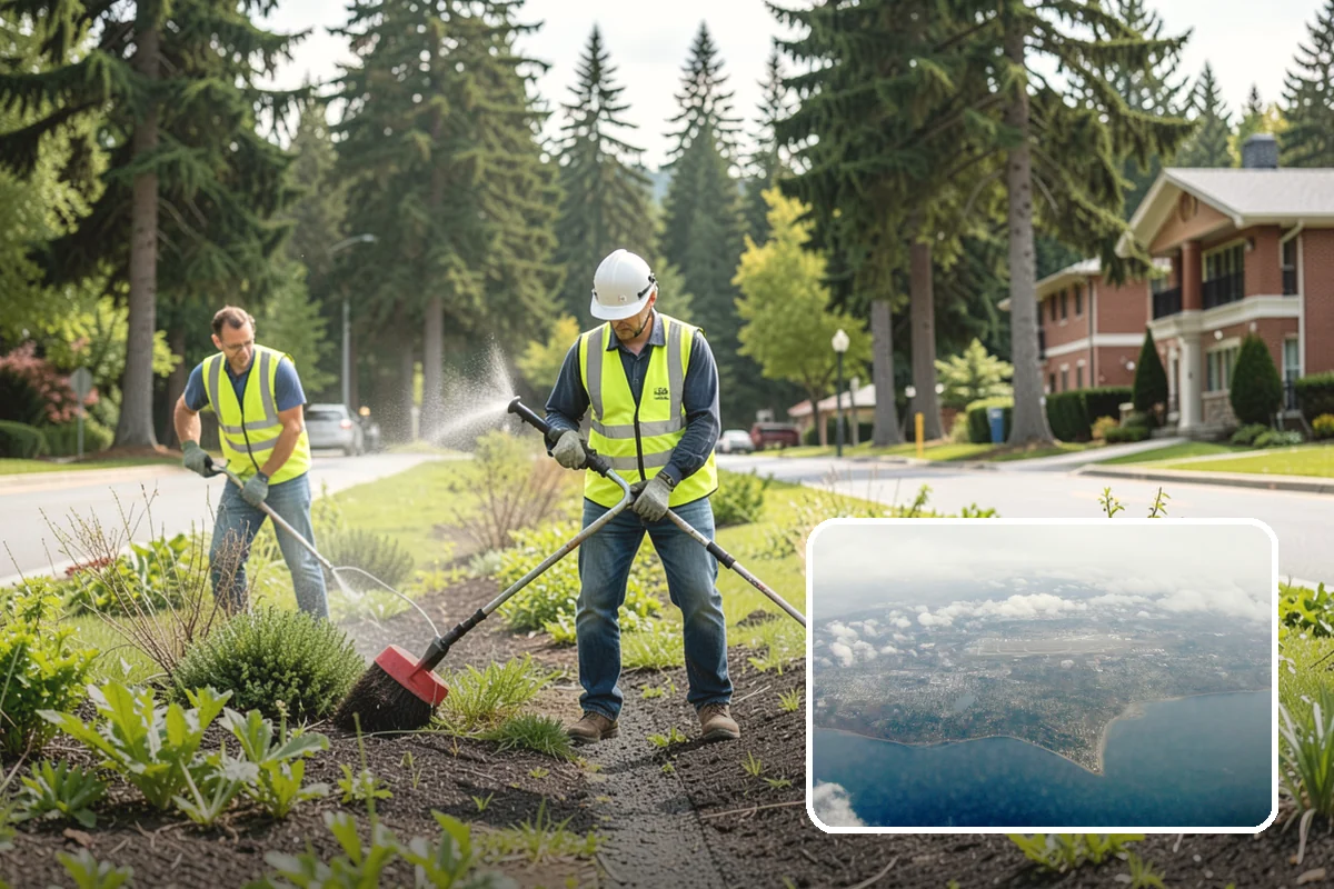 Court Pressure Washing in Burien, King County, WA - Recovers surface traction lost to moss and algae