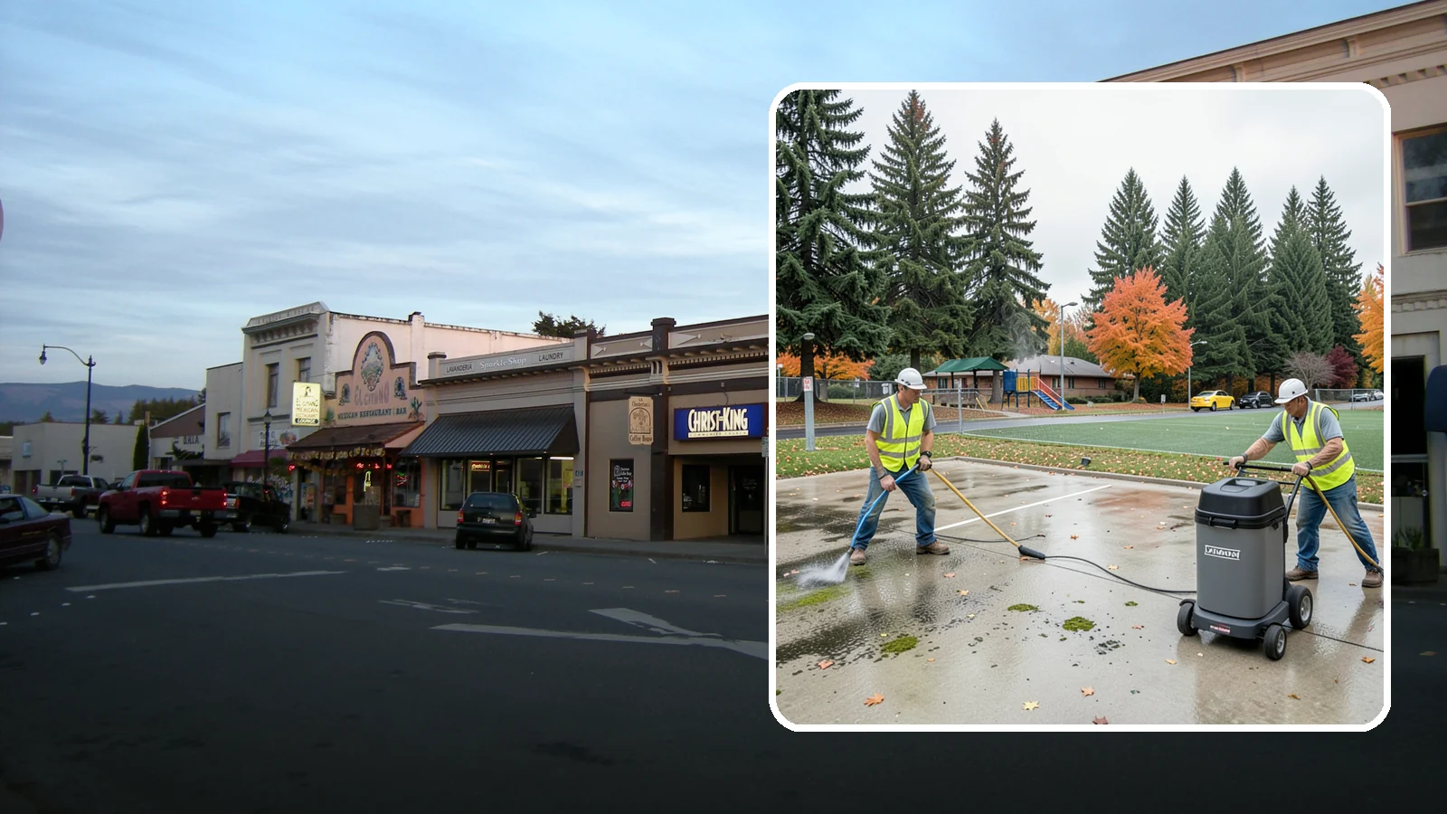 Court Pressure Washing in Burlington, Skagit County, WA - Targeted pressure washing that removes moss, algae, and grime from public sport court surfaces.