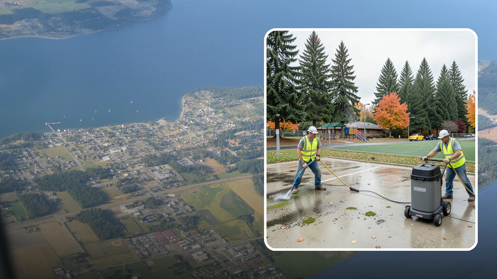 Court Pressure Washing in Coupeville, Island County, WA - Targeted pressure washing that removes moss, algae, and grime from public sport court surfaces.
