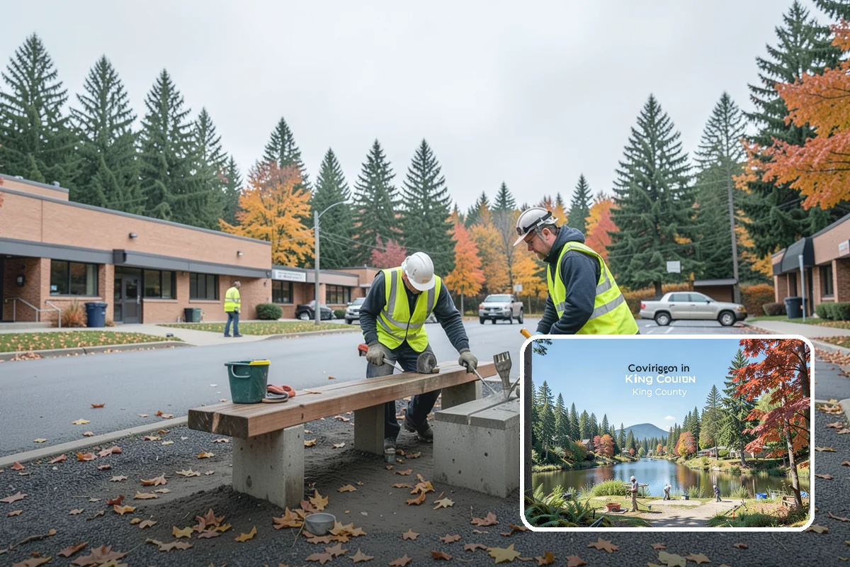 Court Pressure Washing in Covington, King County, WA - Recovers surface traction lost to moss and algae