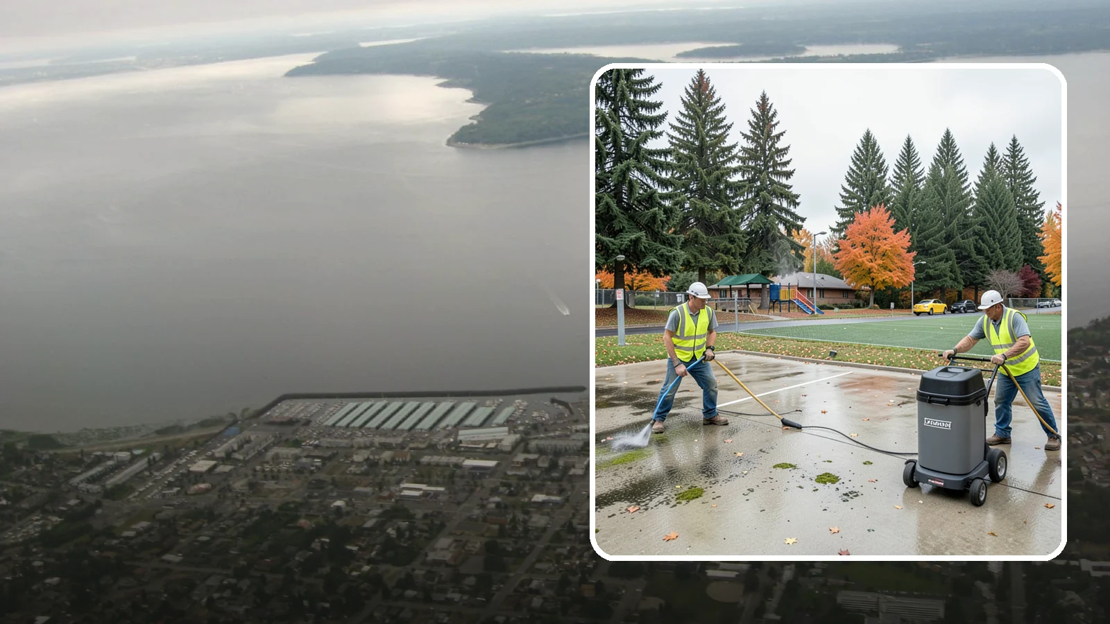 Court Pressure Washing in Des Moines, King County, WA - Targeted pressure washing that removes moss, algae, and grime from public sport court surfaces.