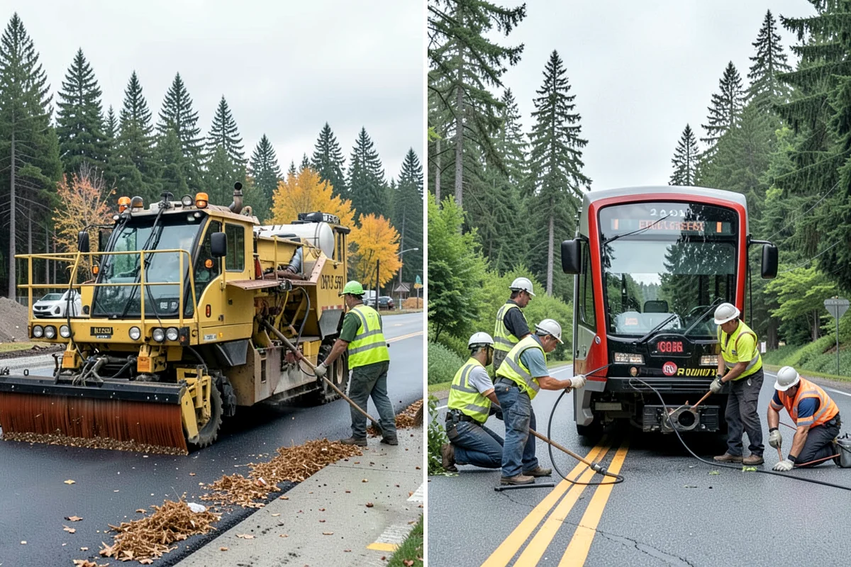 Court Pressure Washing in DuPont, Pierce County, WA - Inspect coating type, lines, and surface sensitivity