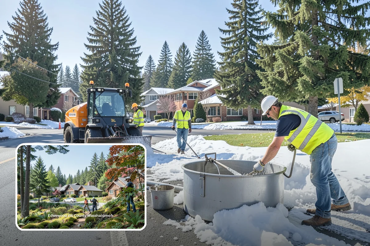 Court Pressure Washing in Edgewood, Pierce County, WA - Recovers surface traction lost to moss and algae