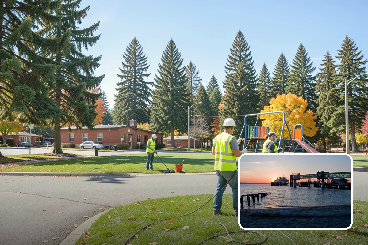Court Pressure Washing in Edmonds, Snohomish County, WA - Recovers surface traction lost to moss and algae