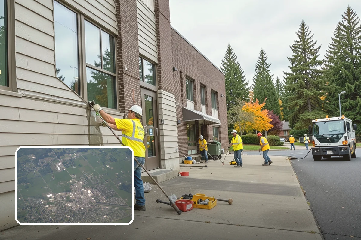 Court Pressure Washing in Enumclaw, King County, WA - Recovers surface traction lost to moss and algae