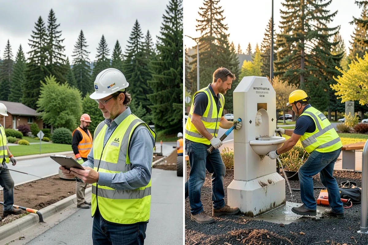 Court Pressure Washing in Everett, Snohomish County, WA - Inspect coating type, lines, and surface sensitivity