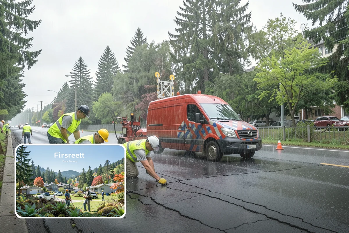 Court Pressure Washing in Fircrest, Pierce County, WA - Recovers surface traction lost to moss and algae
